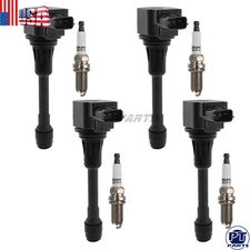 Ignition Coil and Spark Plug set for 2007-2019 Nissan Altima Versa UF549