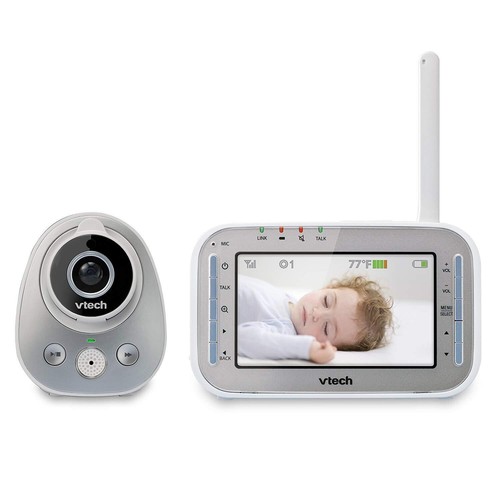VTech VM342 Safe & Sound Wirelss Day/Night Video Baby Monitor - 1000ft Range - Picture 2 of 7
