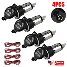 4x 12V 10A 120W Car Boat Tractor Cigarette Lighter Power Plug Socket Outlet Plug