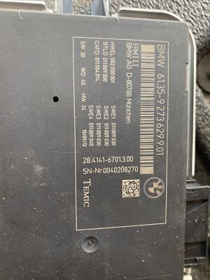 2014 BMW 528i Footwell Module Light Control Unit 61359313929 for 