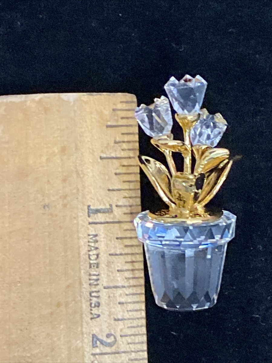 SWAROVSKI CRYSTAL MEMORIES CLASSICS FLOWER POT 9460 000 075 SWAROVSKI CRYSTAL MEMORIES CLASSICS FLOWER POT 9460 000 075