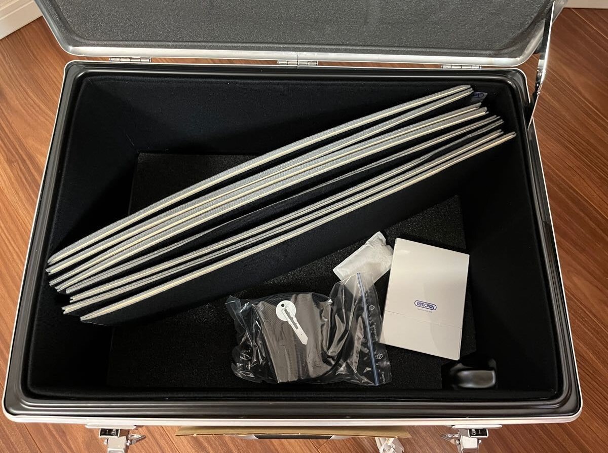 RIMOWA TROPICANA キャリーカート Rimowa Tropicana Trolley 40L 2-Wheel 370.08.00.02 aluminum