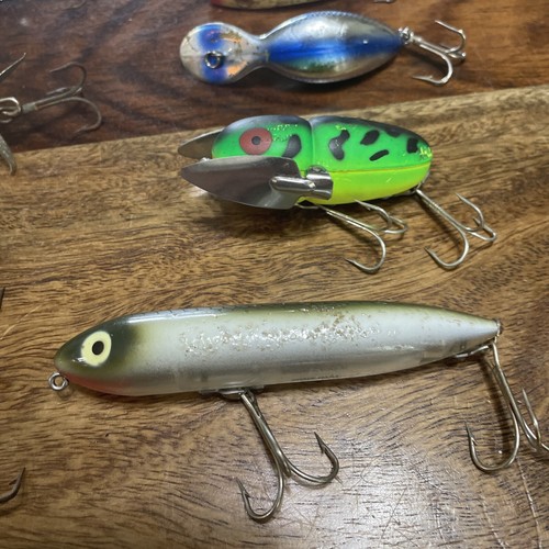 Heddon Vintage Fishing Lures. Zaragossa. Vamp Spook. Crazy Crawler. SOS Minnow - 第 14/20 張圖片