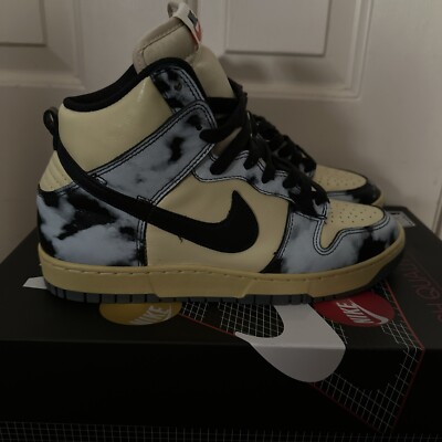 Size 9 - Nike Dunk 1985 High Black Acid Wash