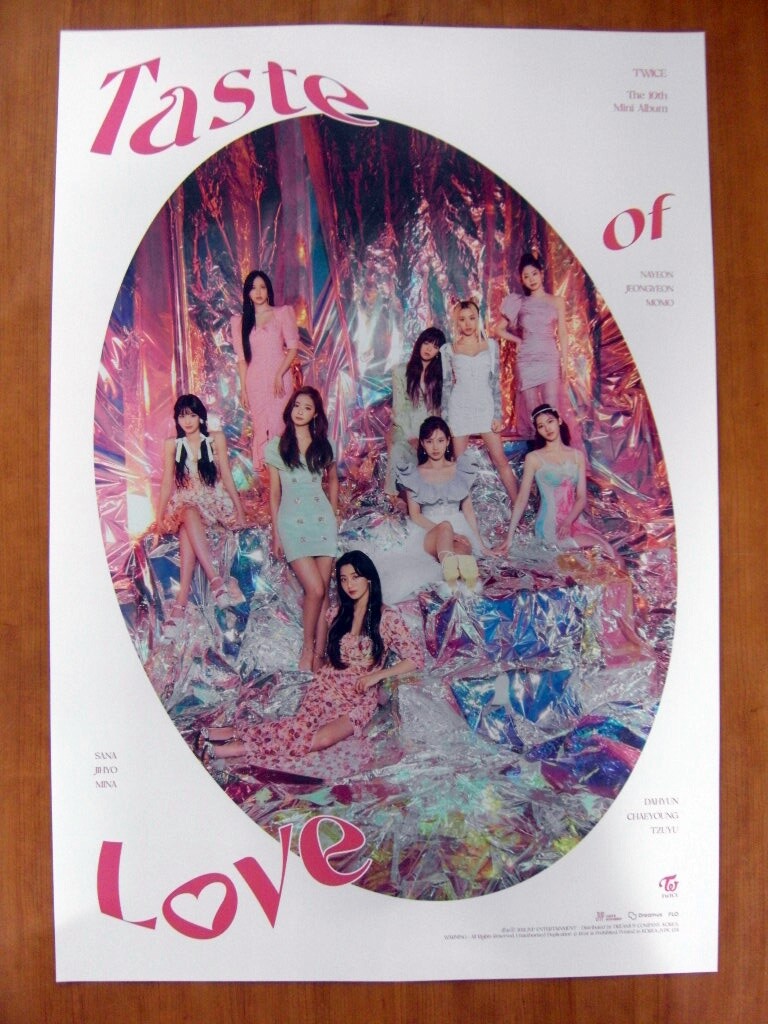 TWICE - Taste of Love (Ver. C) [OFFICIAL] POSTER *NEW* K-POP | eBay