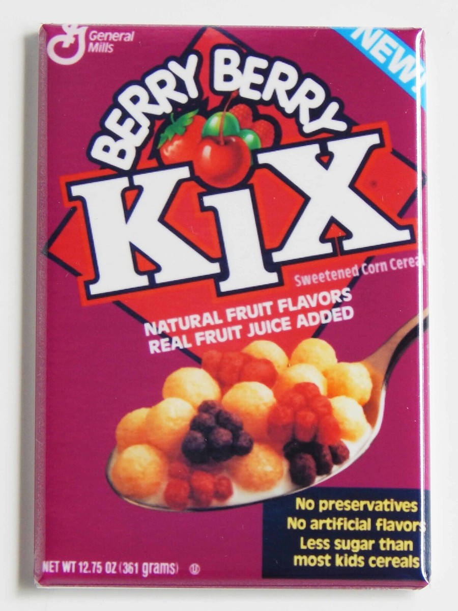 Berry Berry Kix FRIDGE MAGNET cereal box | eBay