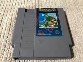 COMMANDO BY CAPCOM FOR NINTENDO NES WITH BOX GOOD CONDITION Ships Free!!