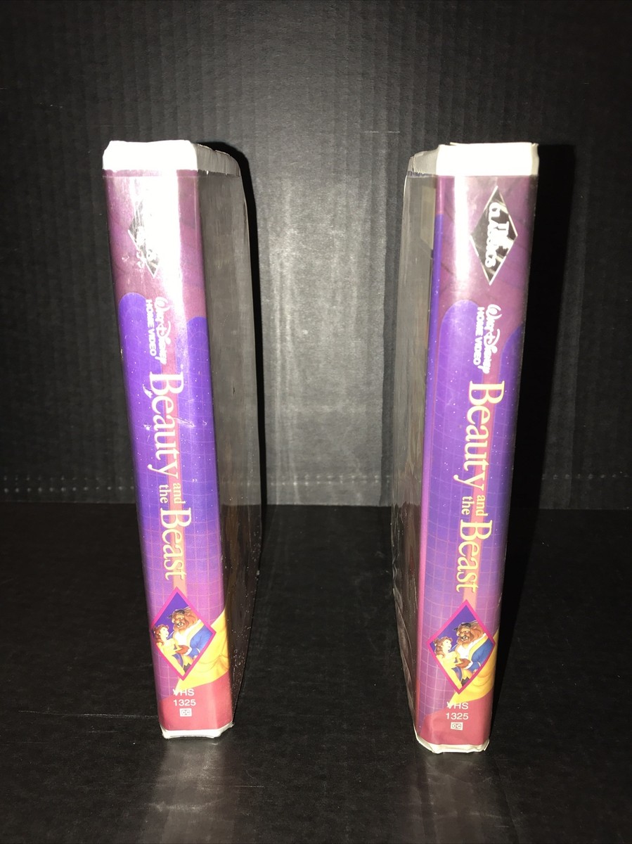 Walt Disney Classic Beauty and the Beast BLACK DIAMOND VHS Banned