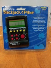 Electronic Handheld Blackjack And Poker Game New In Package By Ashten