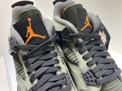 Undefeated x Air Jordan 4 Retro 2025 IB1519-200 Green Sail Men's Shoes Size 10 - Picture 17 of 22