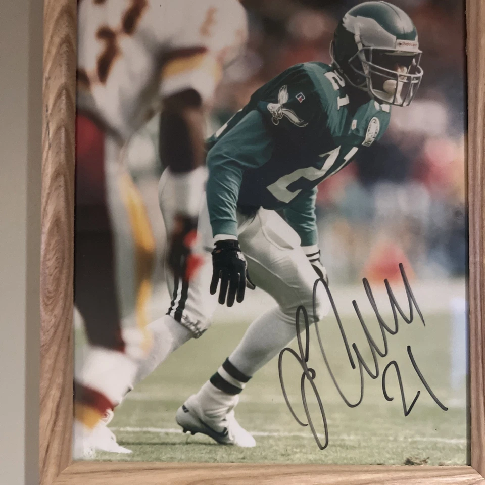 Philadelphia Eagles great Eric  Allen autographed 8 x 10 photo Foto 2 de 2