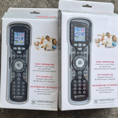 Universal R50 Remote Control TFT Color LCD On Screen Setup Learning MacroPower