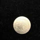 1/4 Troy Oz.  Silver Round - Incuse Indian  .999 silver round Golden state mint