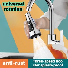 Universal 360  Rotate Kitchen Faucet Extender Aerator Kitchen Washbasin Faucet B