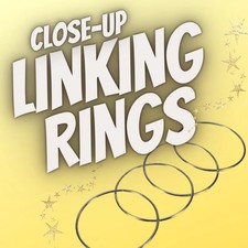 CLOSE UP CHINESE LINKING RINGS - Magic  Party Tricks