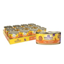 Wellness Complete Health Pate Adult Wet Cat Food, Natural, Protein-Rich, Grai...