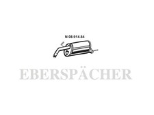 Original Eberspächer Endtopf Neu für Opel Adam M13 1.0 90PS 115PS Auspuff 