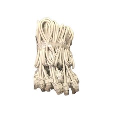 Lot of 20 Cat5e CAT5 Ethernet LAN Network Cable for Internet Router White 6ft