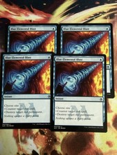4x BLUE ELEMENTAL BLAST MASTERS 25 MTG MAGIC THE GATHERING NM/LP