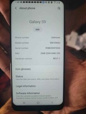 Samsung Galaxy S9 G960U1 64GB UNLOCKED - GREAT CONDITION