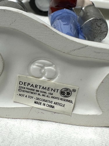 2002 Department 56 Snow Village Porcelain Fresh Dairy Delivery Truck 56.55195 - Picture 10 of 15