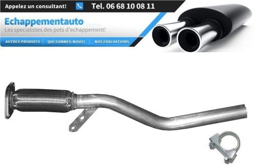 Tube intermédiaire Dacia Lodgy 1.2 TCe résistant à la rouille pour éliminer les fuites de gaz