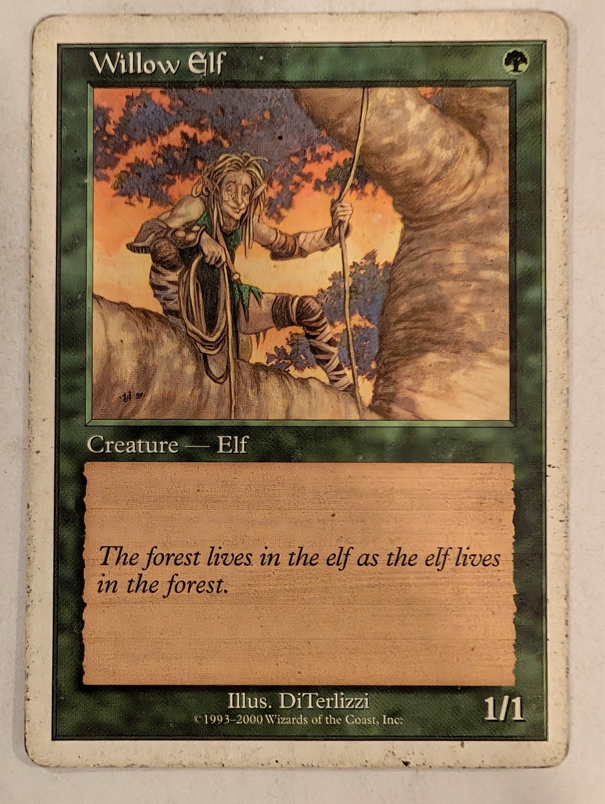 Willow Elf - Starter 2000 - Magic the Gathering MTG Nice!