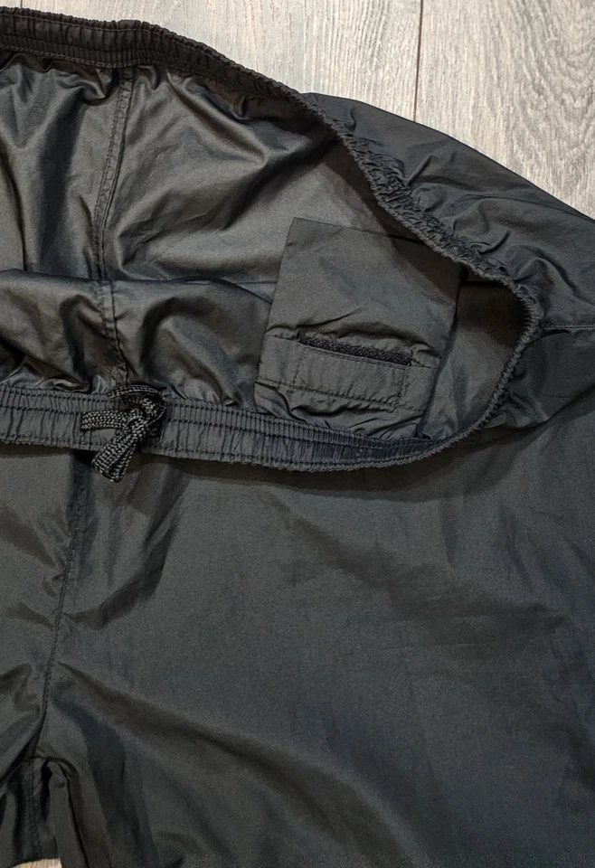 De colección Años 90 RLX Polo Deportivo Cortavientos Jogger Calentamiento Pantalones Negro Cremallera Para Hombre Talla L Foto 4 de 4