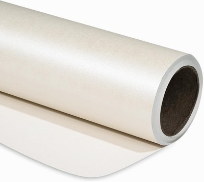 Off White Matte Wrapping Paper Solid Color Pearly Lustre Paper Off White Perfect