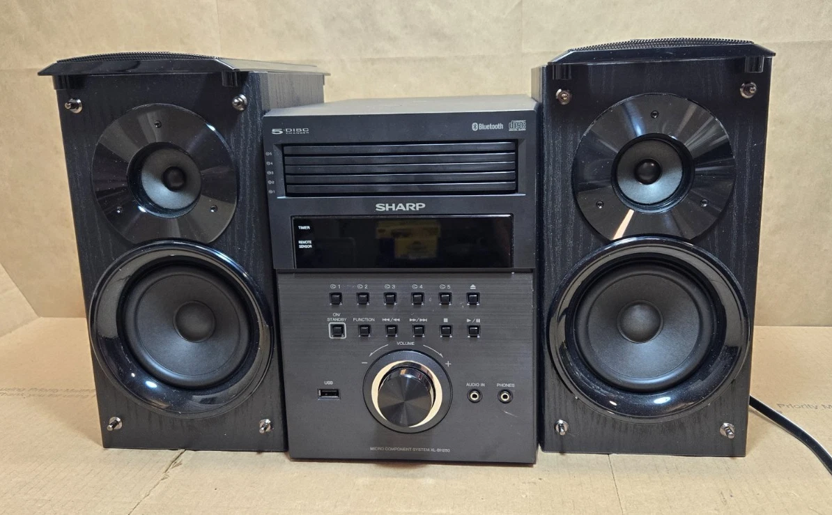 みのしま　SHARP Mini System Open Box: SHARP CD/Cassette/MP3/Radio 5-Disc Changer Mini Audio
