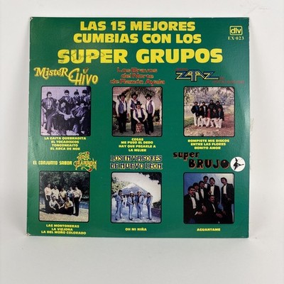 SUPER GRUPOS / varios artistas / 15 exitos Cumbias vinyl record 33 rpm