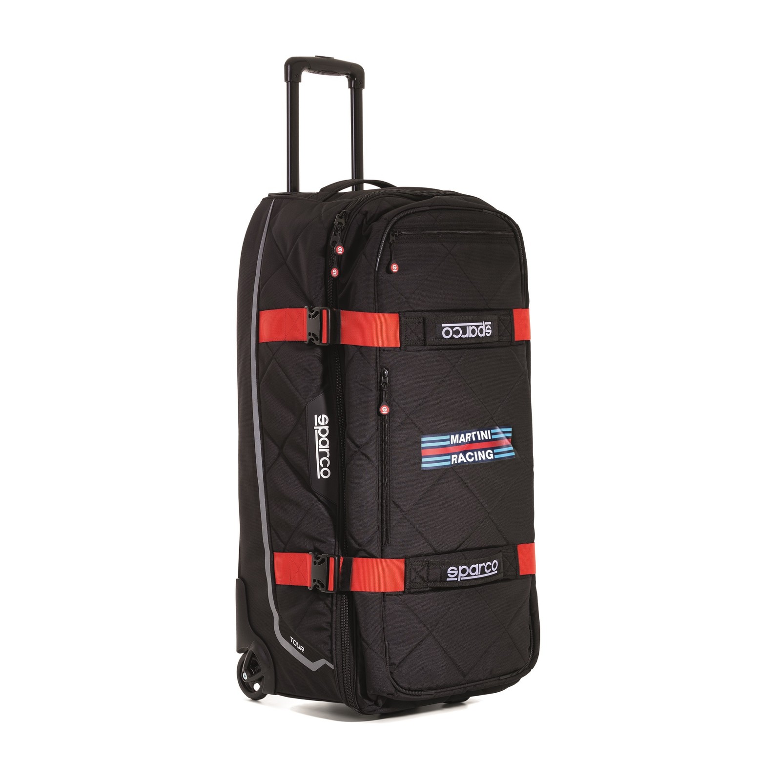 Sparco Martini Racing Tour Kit Bag 142L Race Rally Luggage Red