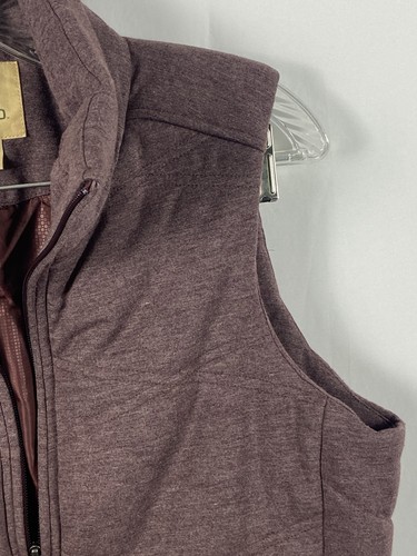 Gilet imbottito donna Ascend taglia L viola chambray full zip zip tasche poli/rayon - Foto 4 di 20