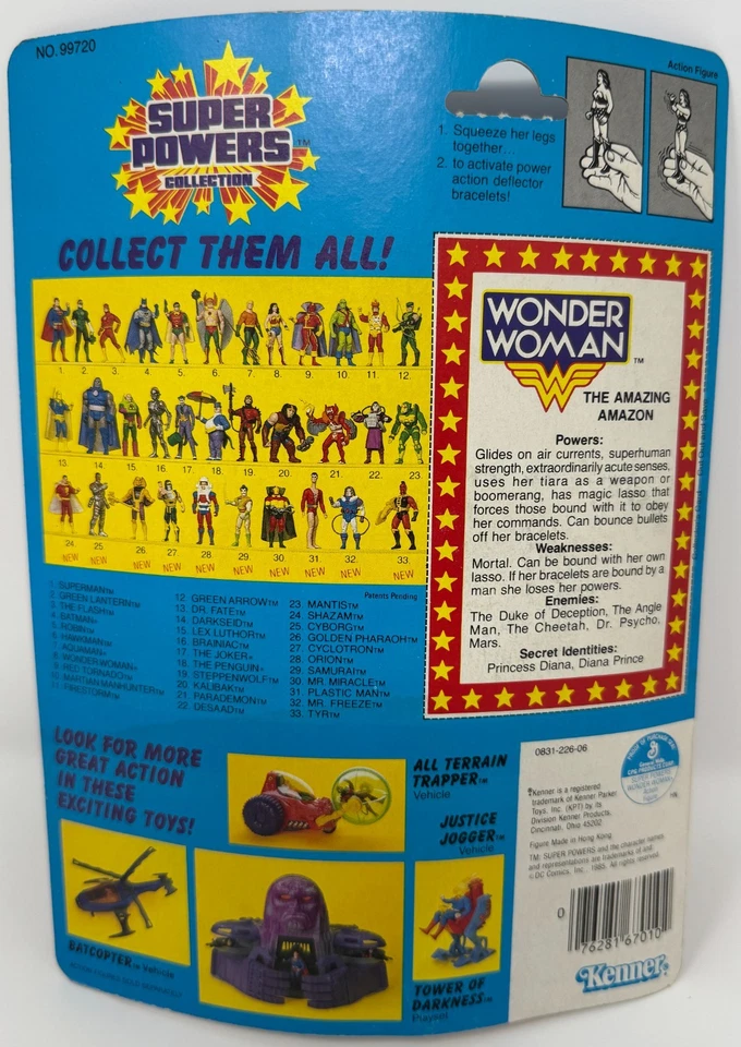 Figura de acción Kenner Super Powers Collection Wonder Woman 1985 Foto 3 de 4