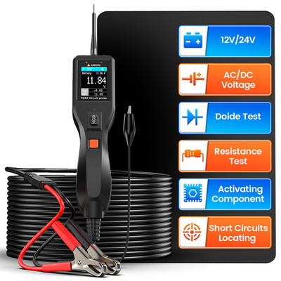 PB50 Digital Automotive Car Power Circuit Probe Electrical System Tester 12V 24V