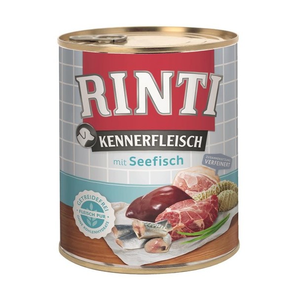 Rinti Dose Kennerfleisch Seefisch 800 G (Menge: 12 Je Bestelleinheit)-image
