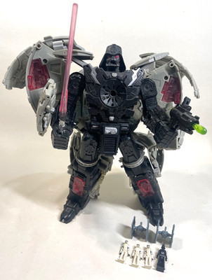 Hasbro Star Wars Transformers Crossovers Darth Vader to Death Star - 2010