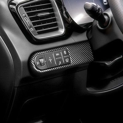 Für KIA Ceed Xceed Proceed Scheinwerfer Einstellschalter Abdeckung Carbon Optik