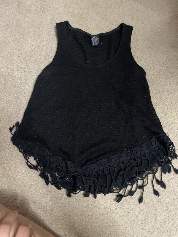 Rue 21 Crochet Tank Top Size S