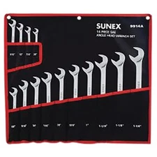 14 PC ME Angle Head WR Set 9914MA SUNEX TOOLS 9914MA 0