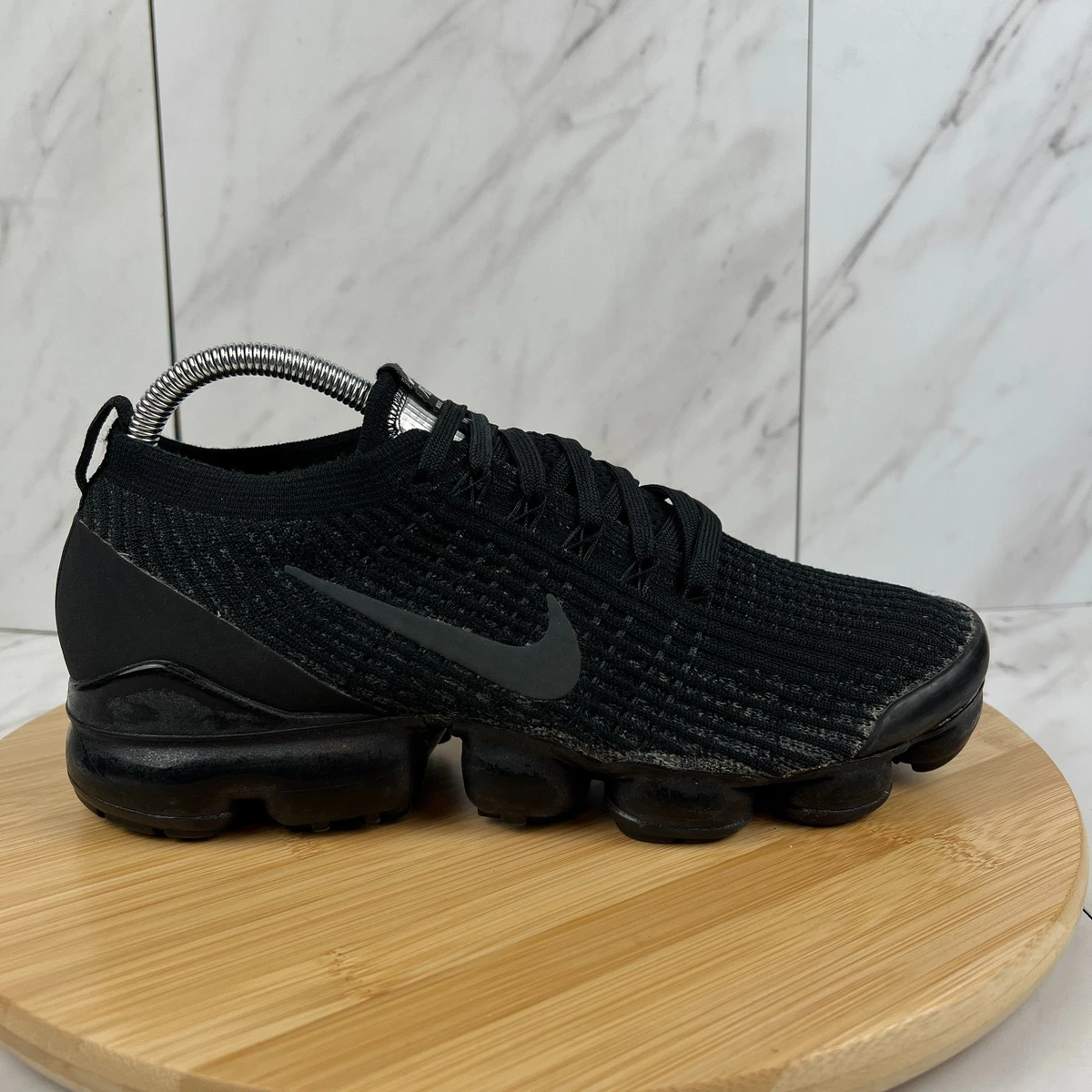 Nike Air VaporMax Flyknit 3 Triple Black W for sale | eBay