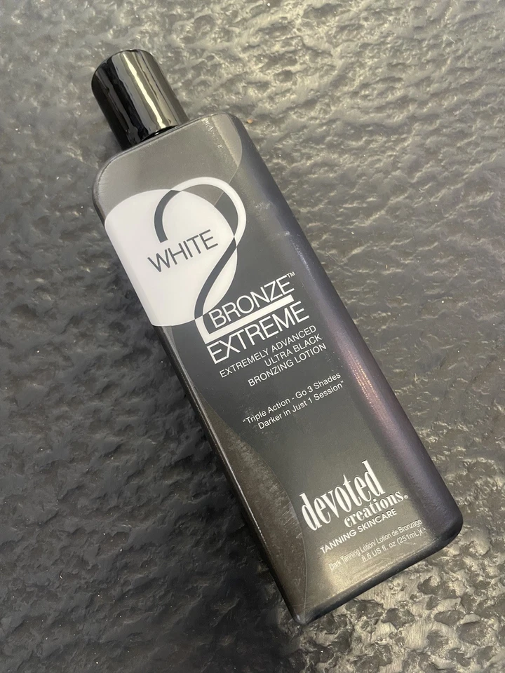 Devoted Creations White 2 Bronze Extreme Tanning Lotion Cream lotion 250ml   - Image 3 of 3