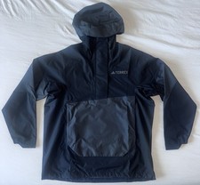 Image of adidas Women’s Medium TERREX XPLORIC 2.5L CLIMAPROOF ANORAK Jacket Black JF1359