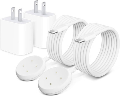 2 Pack Wall Fast Charger for Google Pixel Watch 3, Google Pixel 2 Smart Watch Ch