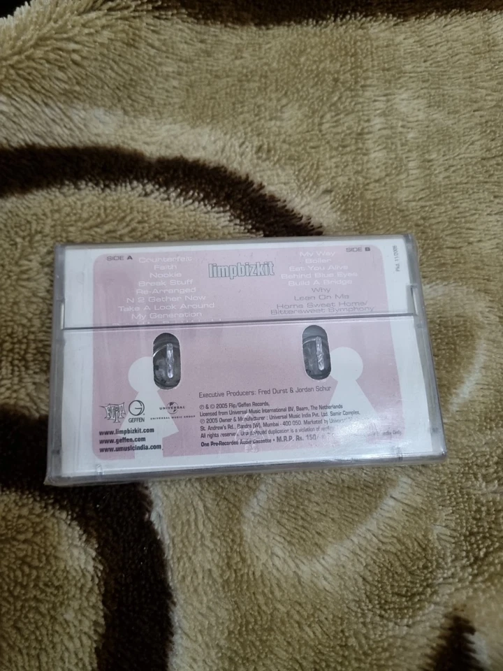 Limp Bizkit Greatest Hitz INDIA MADE SEALED AUDIO CASSETTE - Image 4 of 4