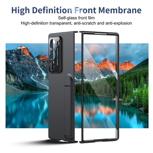 For Samsung Z Fold 7/6/5/4/3 Shockproof Kickstand Slim Rugged Case w/ Front Film - Picture 20 of 71