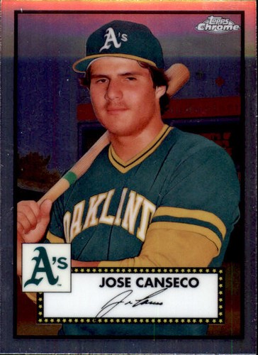 Jose Canseco #579 2021 Topps Chrome Platinum Anniversary Oakland Athletics MLB