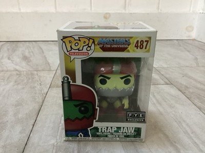 Funko Pop TV FYE Masters of The Universe MOTU TRAP JAW #487 MIB Rare Vaulted