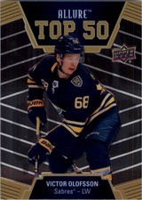 2019-20 Upper Deck Allure Top 50 #T5036 Victor Olofsson - HKY