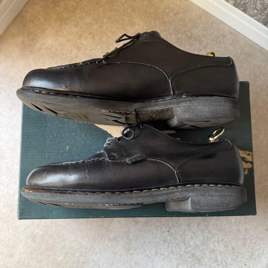 【格安】PARABOOT CHAMBORD uk6.5〜7 Paraboot Chambord Black Leather Derby Shoe – Drakes US
